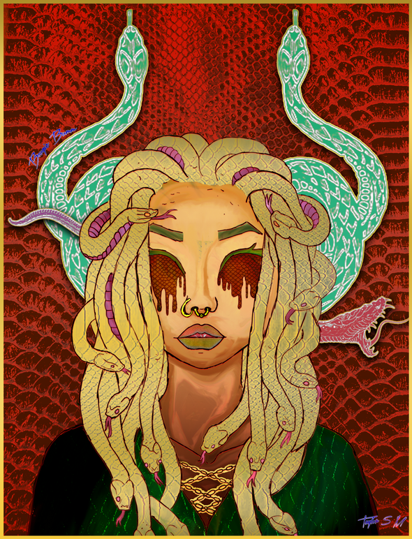 Medusa Goddess Poster