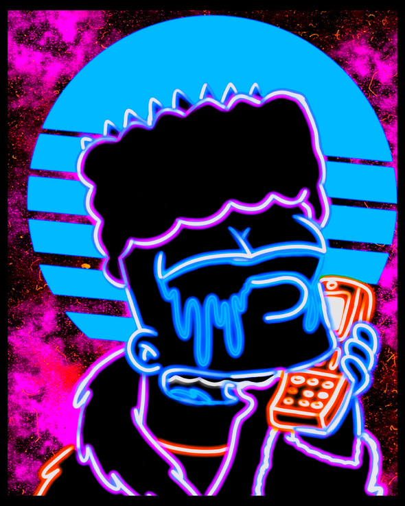 Bougie Bart Poster