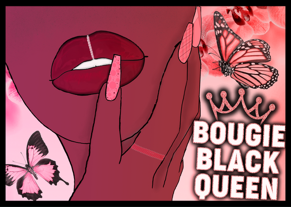 Bougie Black Queen Poster