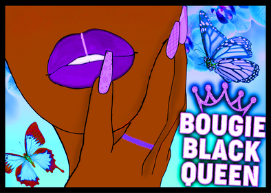 Bougie Black Queen Poster